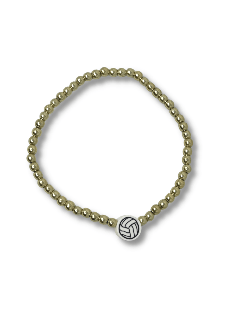 Gold Volleyball Bracelet